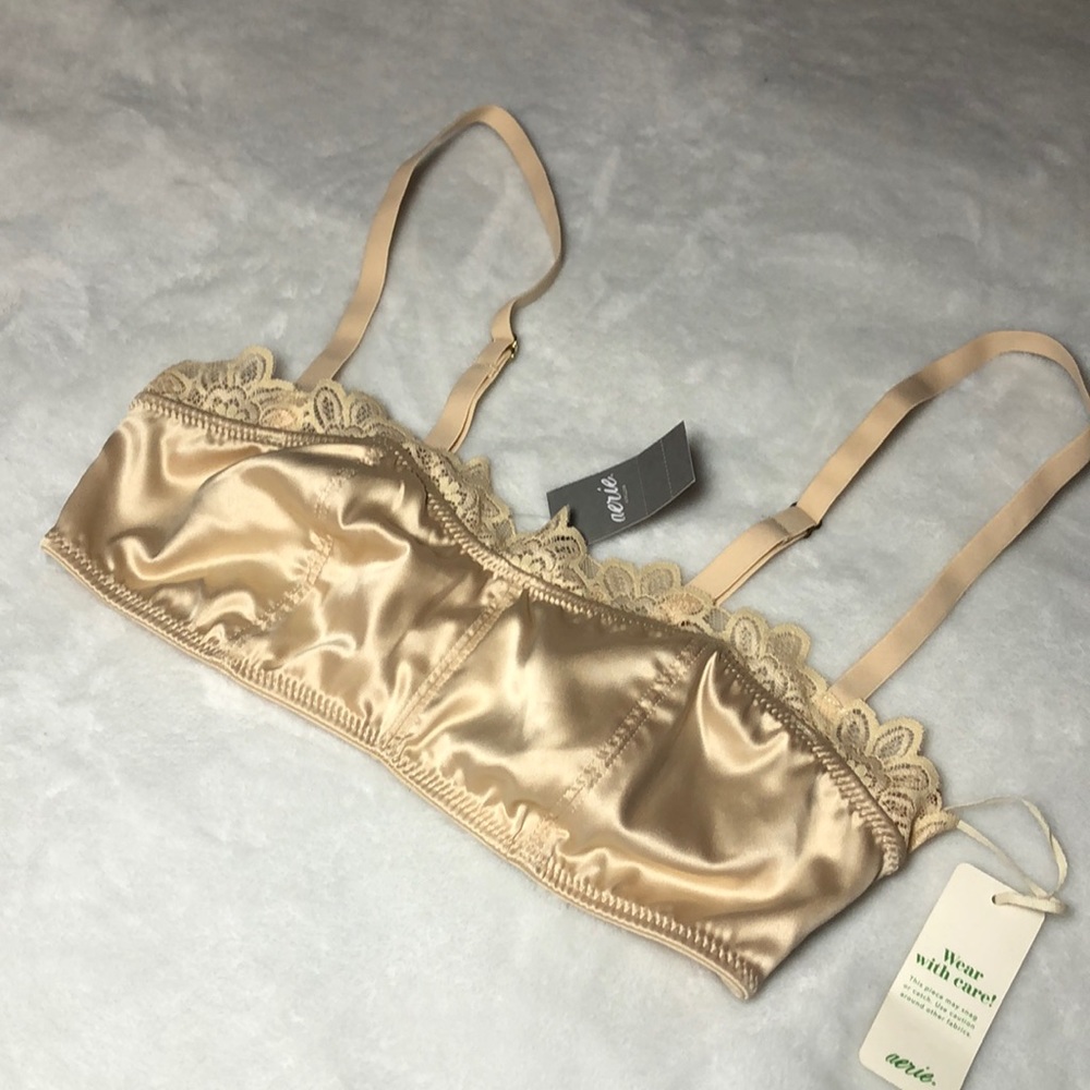 NWT Aerie Satin Bralette XS